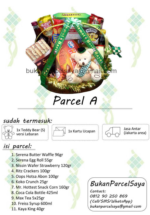 (Exclusive) Parcel Lebaran (Free Delivery, Teddy Bear dan Kartu Ucapan)