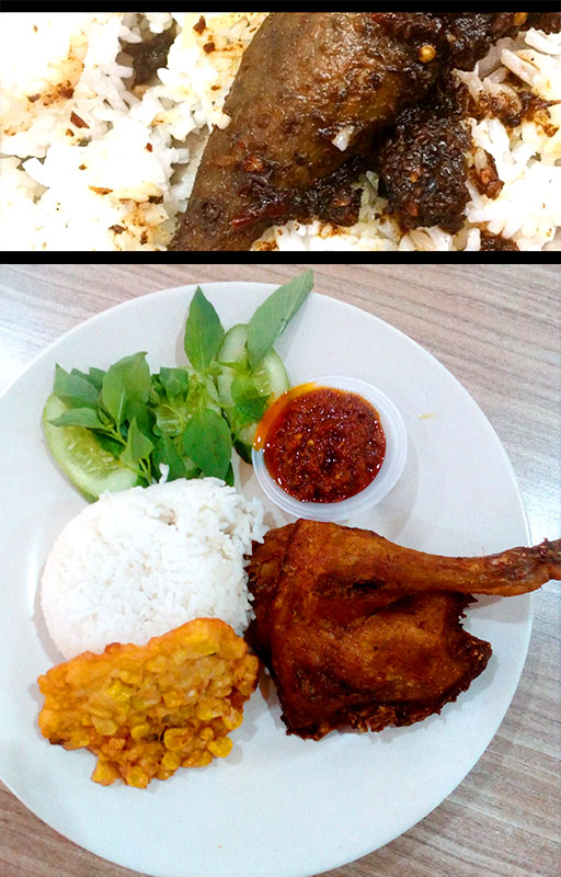  Paket Makan Ber 2 Nasi Bebek dan Ayam 