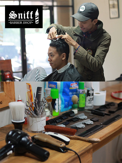  Paket Gunting Rambut dari Sniff Barbershop Bogor