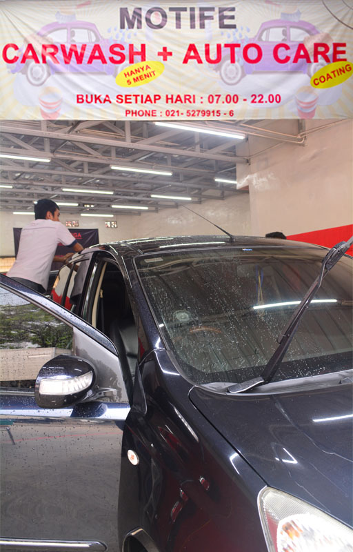 Premium Car Wash (cuci, vacum, semir ban, cm, QW)
