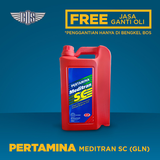  Oli Pertamina Meditran SC 15W-40 + Gratis Jasa Ganti Oli & Check-up