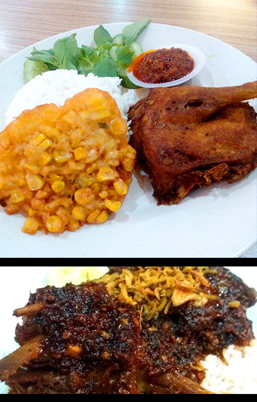  Paket Makan Ber 2 Nasi Bebek dan Ayam 