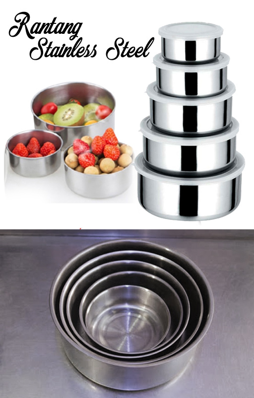  Paket Rantang Stainless 5 Susun