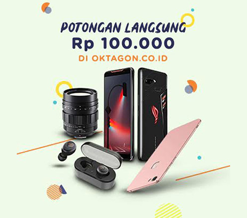 Potongan Harga 100k dari Oktagon.co.id