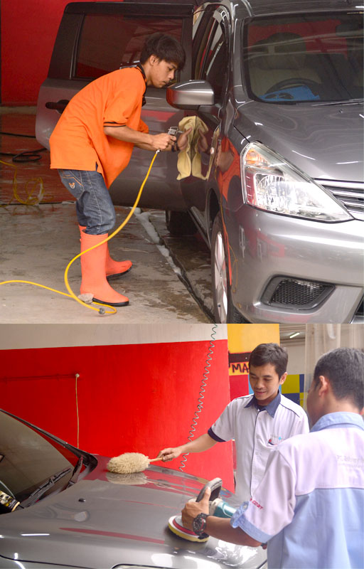 Premium Car Wash (cuci, vacum, semir ban, cm, QW)