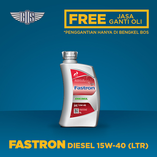  Fastron Diesel 15W-40 + Gratis Jasa Ganti Oli & Check-up