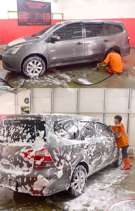 Premium Car Wash (cuci, vacum, semir ban, cm, QW)