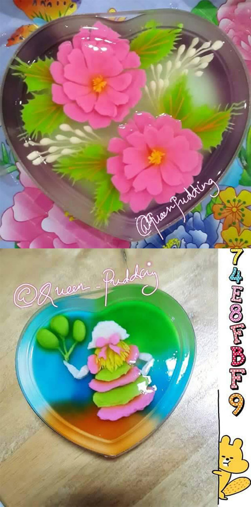  Homemade Jelly Pudding Art by Queen Pudding