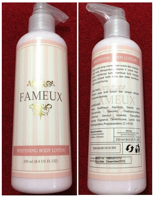  Fameux Whitening Body Lotion