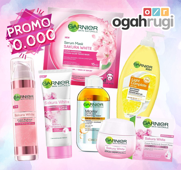 Perawatan Garnier Sakura White Series Hanya Rp 10.000