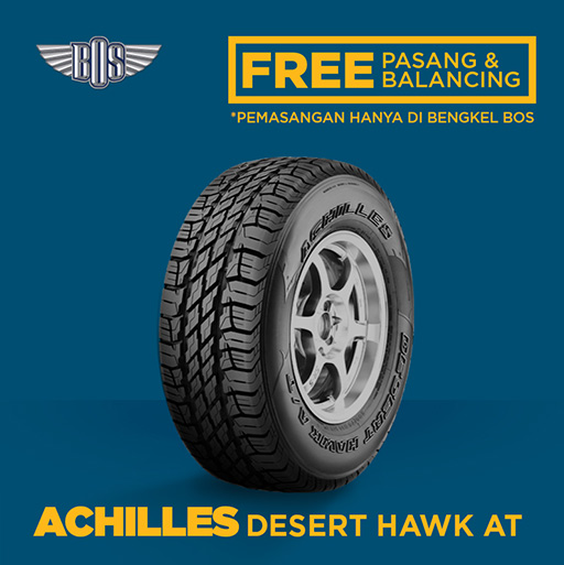  Ban Mobil Achilles Desert Hawk AT - 265/65 R17 - GRATIS PASANG DAN BALANCING