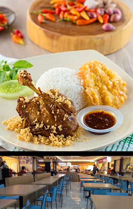  Paket Makan Ber 2 Nasi Bebek dan Ayam 