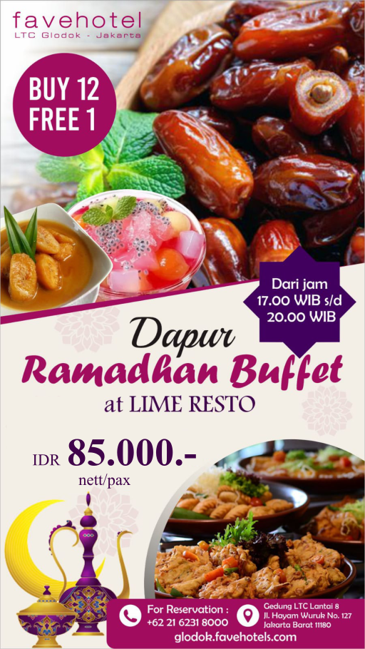  Dapur Ramadan Buffet at Lime Restaurant - Favehotel LTC Glodok