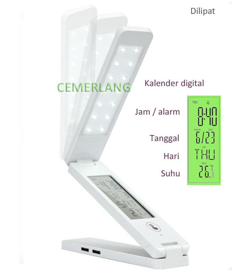 Cemerlang Lampu Lipat LED