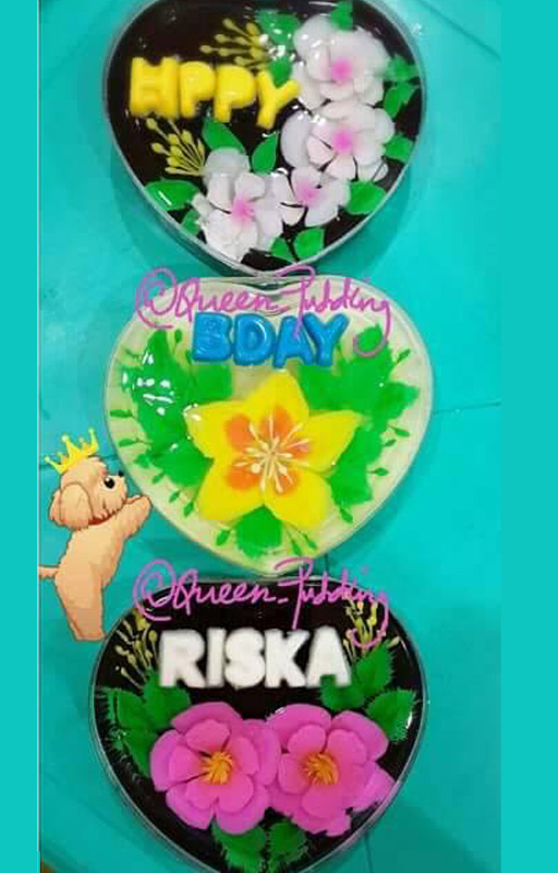  Homemade Jelly Pudding Art by Queen Pudding