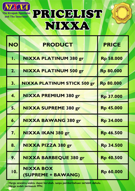  Rasakan Kelezatan dan Kerenyahan Paket Krupuk Nixxa & Senna